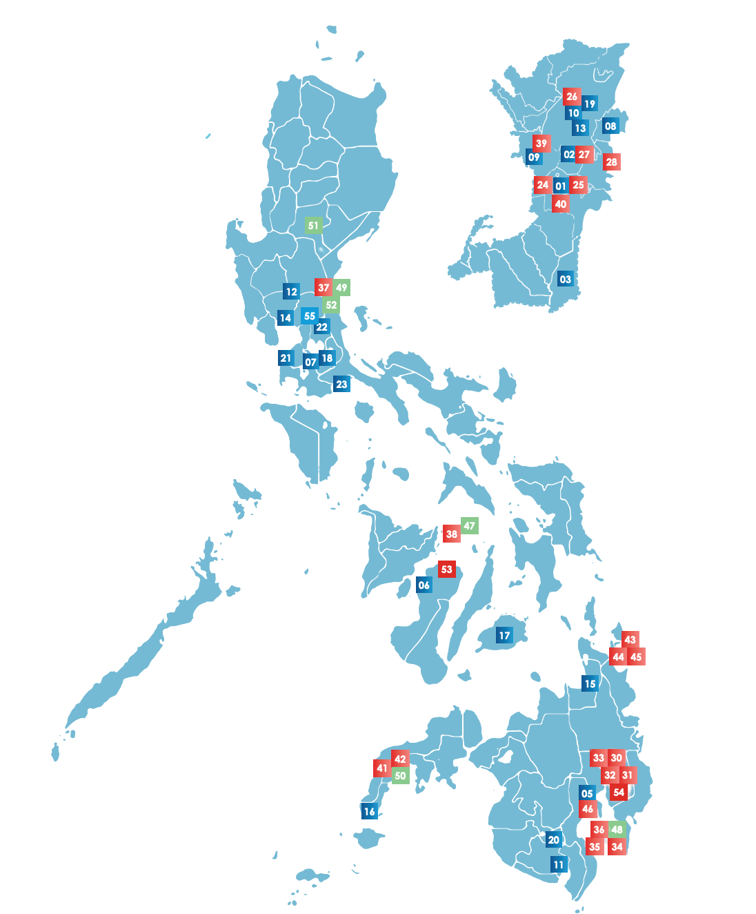Partner Hospitals Map Image